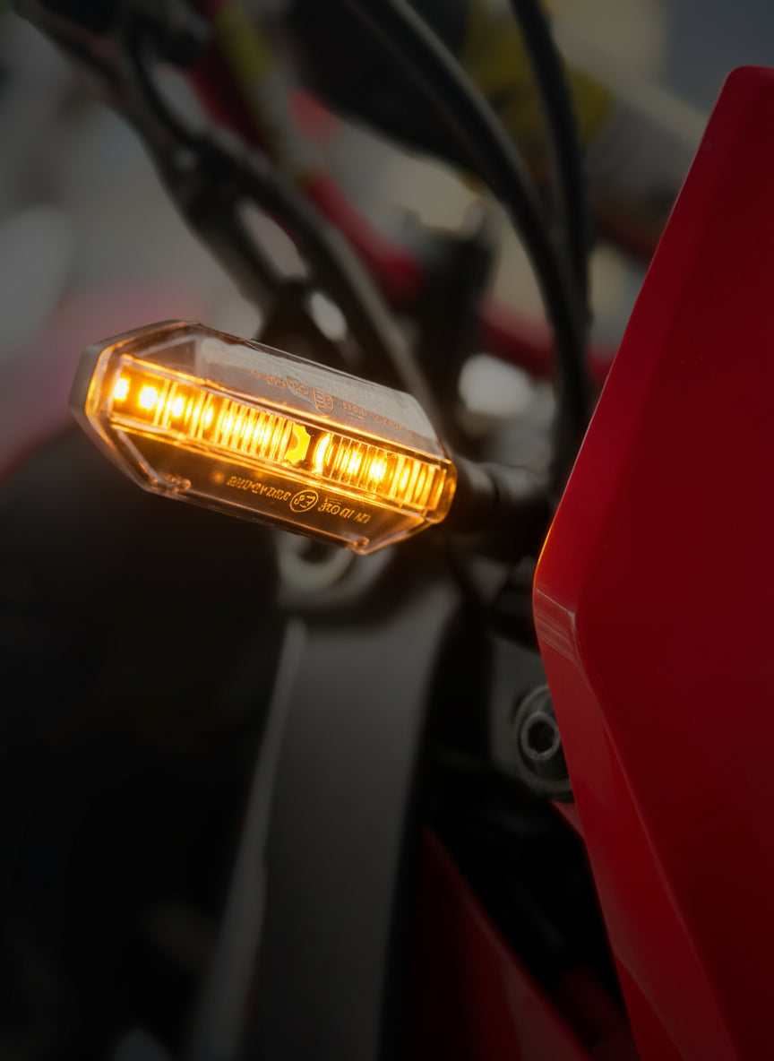 Direccional De Tornado Universal - Close-up LED ámbar