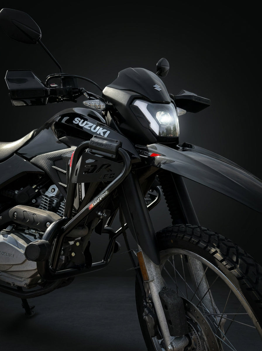 Defensa DR160 acero macizo con emblema DR160