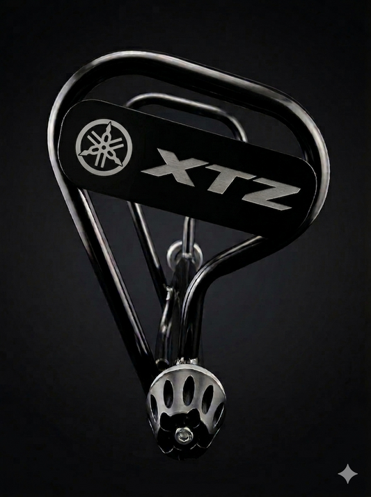 Defensa de XTZ150 / XTZ125 con placa Yamaha XTZ y slider - Casa Motos