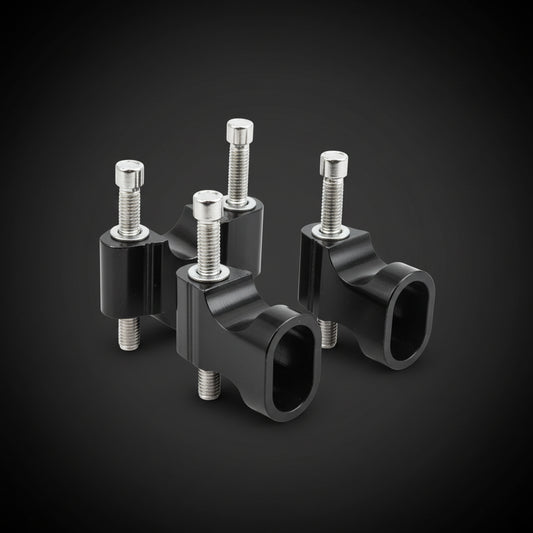 Extensor de Manubrio ProTaper 7/8 CNC Negro para Moto