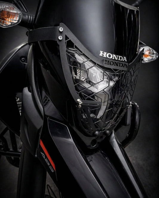 Protector de farola para Honda XR190 y XR150 en acero negro